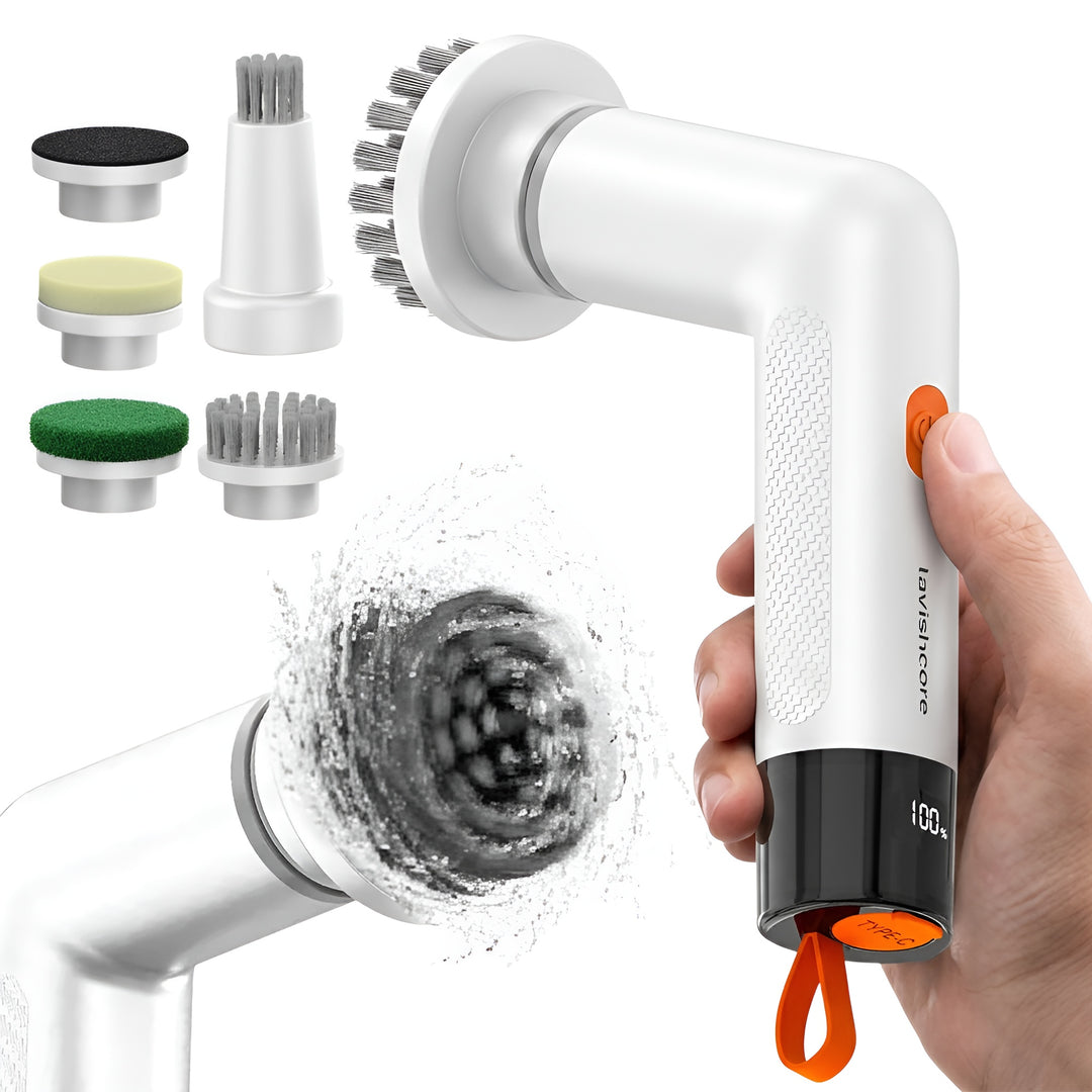 LavishCore FlowSpin -  Cordless Electric Spin Scrubber