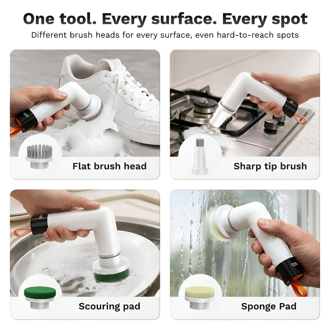 LavishCore FlowSpin -  Cordless Electric Spin Scrubber