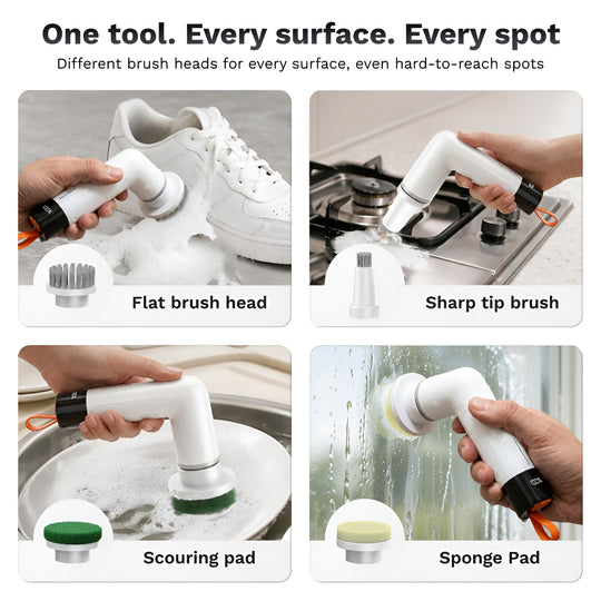 LavishCore FlowSpin -  Cordless Electric Spin Scrubber